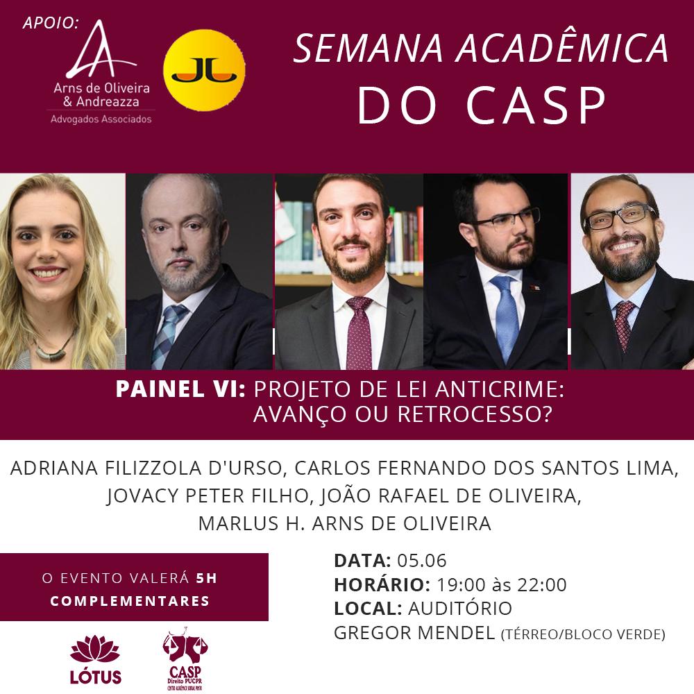Arns de Oliveira & Andreazza apoia a Semana Acadêmica do CASP, na PUC-PR