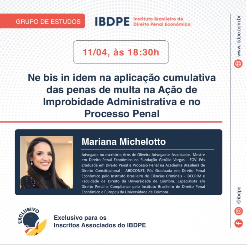 Mariana Michelotto coordena Grupo de Estudos do IBDPE